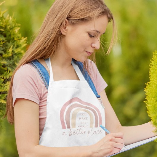 Tablier Vous Faites Du Monde Un Lieu Meilleur