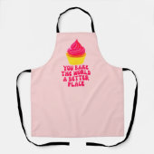 Tablier vous faites du monde un meilleur endroit (Recto)