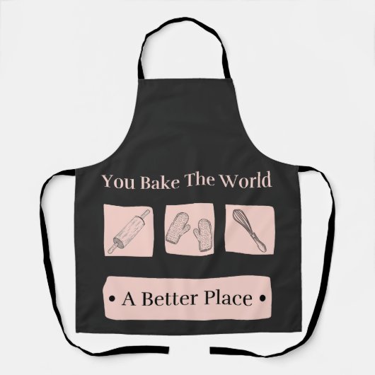 Tablier Vous Faites Du Monde Un Meilleur Endroit Anniversa (Recto)