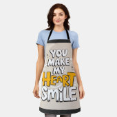 Tablier Vous Faites Sourire Mon Cœur (Porté)