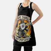 Tablier Vous ne PSPSPS Funny Wizard Chat Fantastique (Insitu)