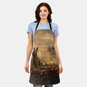 Tablier Voyage de Noël de Malinoi en Belgique (Porté)