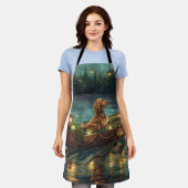 Tablier Voyage festif de Noël de la livre afghane (Porté)