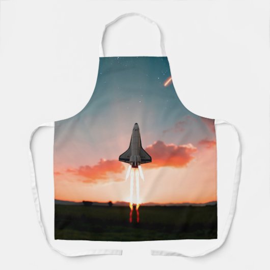 Tablier Voyage spatial (Recto)