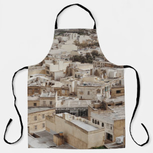 TABLIER VUE AÉRIENNE DE LA VILLE EN JOURNÉE