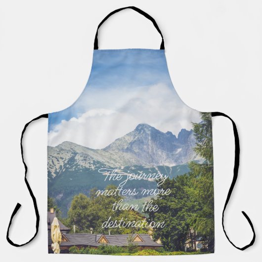 Tablier Vue sur les montagnes (Recto)