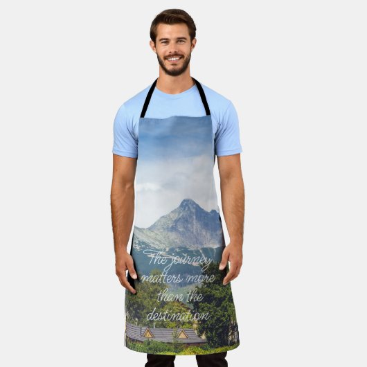 Tablier Vue sur les montagnes (Porté)