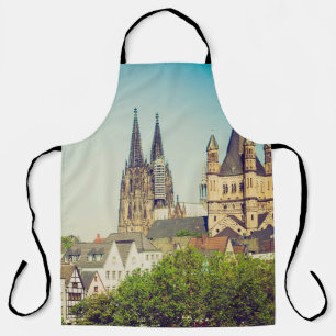 Tablier Vue vintage Koelner Dom Cologne Cathedral à K