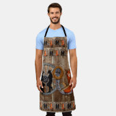 Tablier Wagon Wheel Western Cowboy (Porté)