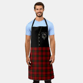 Tablier Wallace Clan Badge & Tartan Kilt Apron (Porté)