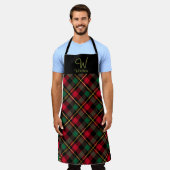 Tablier Wallace Red Plaid Apron (Porté)