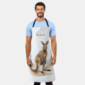 Tablier Wanderer extérieur : aquarelle Kangaroo personnali (Porté)