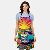 Tablier Wanderlust Van Sunset Art (Porté)