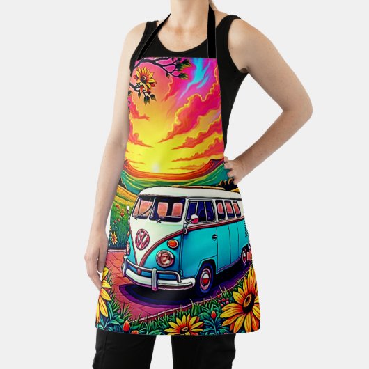 Tablier Wanderlust Van Sunset Art (Insitu)