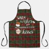 Tablier Warm Wishes and Marshmallow Kisses, Check (Recto)