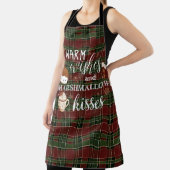 Tablier Warm Wishes and Marshmallow Kisses, Check (Insitu)