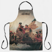 Tablier Washington Traverser le Delaware par Emanuel Leutz (Recto)