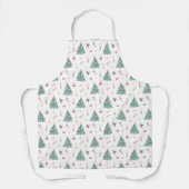 Tablier Watercolor Christmas Tree (Recto)