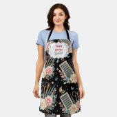 Tablier Watercolor Floral Lash Artist (Porté)