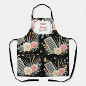 Tablier Watercolor Floral Lash Artist (Recto)