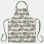 Tablier Watercolor Forest (Recto)