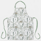 Tablier Watercolor Forest (Recto)