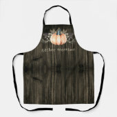 Tablier Watercolor Pumpkin (Recto)