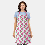 Tablier Watercolor Watermelon Motif (Porté)