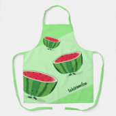 Tablier Watermelon Green Red Fruit Food Caractères de dess (Recto)