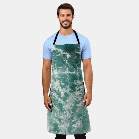 Tablier Waves Blue Green (Porté)
