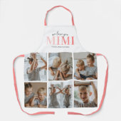 Tablier We Love You Mimi Photo Collage (Recto)