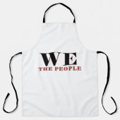 Tablier We The People Typography Apron | Patriotic (Recto)