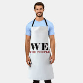 Tablier We The People Typography Apron | Patriotic (Porté)