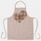 Tablier Welcome Fall Plaid Heart (Recto)