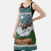 Tablier Welsh Springer Spaniel Christmas (Insitu)