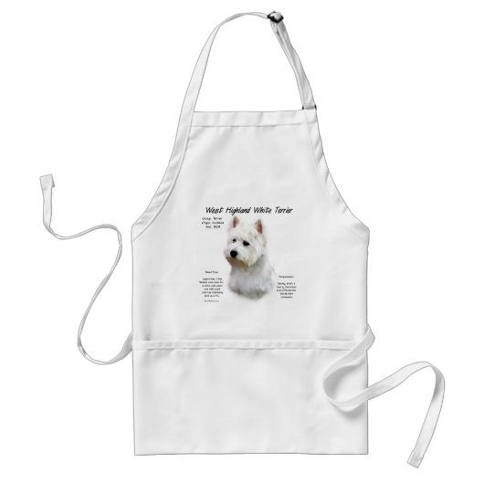 Tablier West Highland White Terrier (Devant)