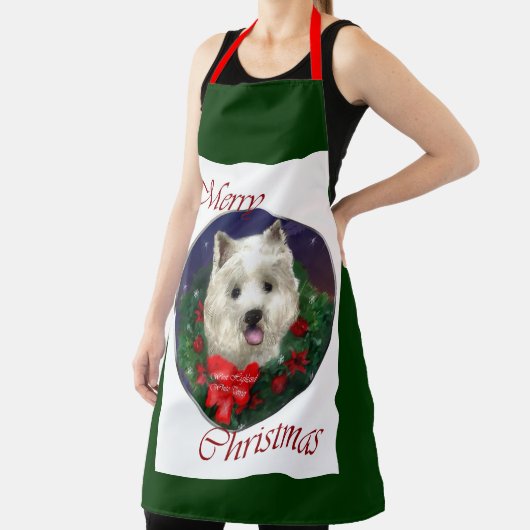 Tablier West Highland White Terrier Cadeaux de Noël (Insitu)