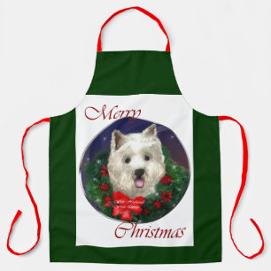 Tablier West Highland White Terrier Cadeaux de Noël