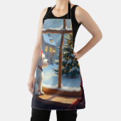 Tablier West Highland White Terrier Christmas Morning View (Insitu)