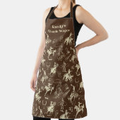 Tablier Western Cowboy Personnalisé Dark Brown (Insitu)