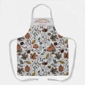 Tablier Western Fall Harvest Thanksgiving Cuisine Squad (Recto)