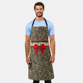 Tablier Western Faux Tooled Leather Print Holiday (Porté)