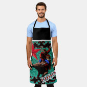 Tablier Western Rodeo Cowboy Bull Riding (Porté)