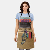 Tablier Western Rodeo Cowboy Cowgirl Barrel Racing Apron (Porté)