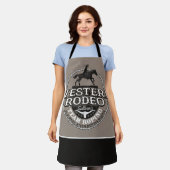 Tablier Western Rodeo Old West Steer Roping (Porté)