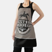 Tablier Western Rodeo Old West Steer Roping (Insitu)