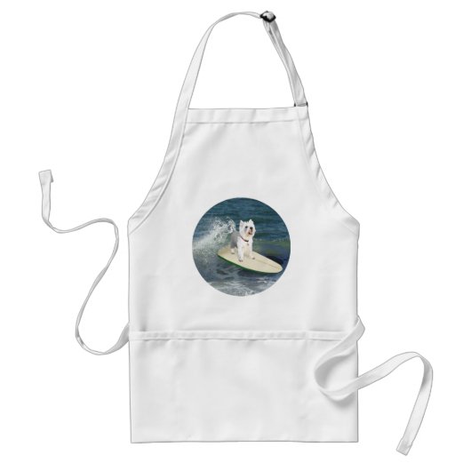 Tablier Westie Surfeur (Devant)