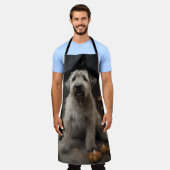 Tablier Wheaten Terrier Citrouille Halloween effroi (Porté)