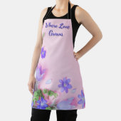 Tablier Where Love Grows Apron | Floral Kitchen Apron (Insitu)