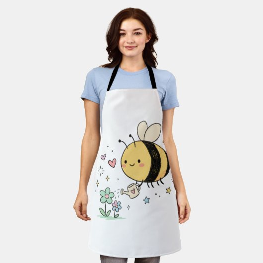 Tablier  Whimsical Bumblebee Nature Lover  (Porté)
